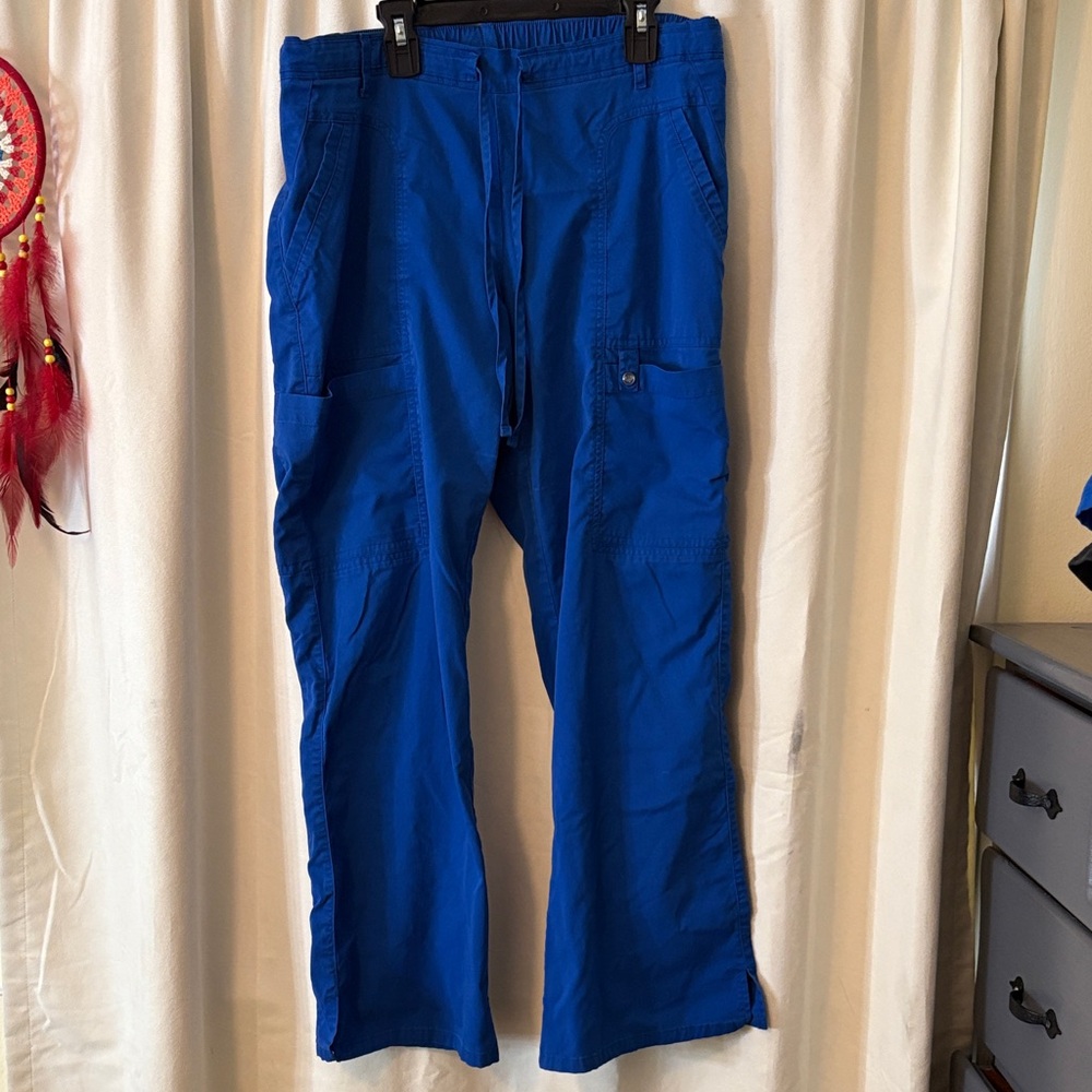 Blue scrub Pants size medium